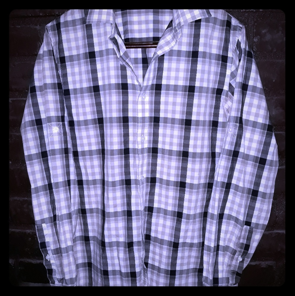 Michael Kors plaid shirt Roll Up Long Sleeve